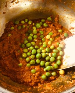 Add the mutter-spices