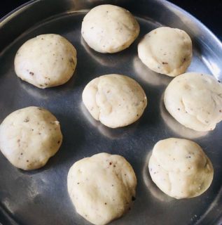 Divide the dough into small equal portions