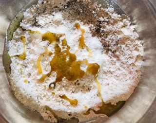 Knead the flour for pakwan