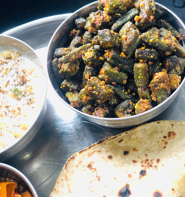 BHINDI MASALA RECIPE STEP BY STEP WITH PICTURES || HOW TO MAKE BHINDI MASALA&nbsp;?