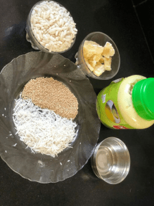 til-murmura-nariyal-mixed-gud-chikki-step-1(1)