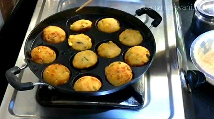 sooji-corn-appam-recipe