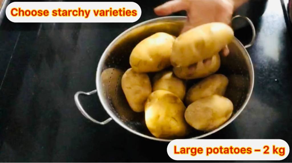 Aloo Chips सफेद आलू चिप्स (White Potato Chips) – हल्की धूप में सुखाने की विधि