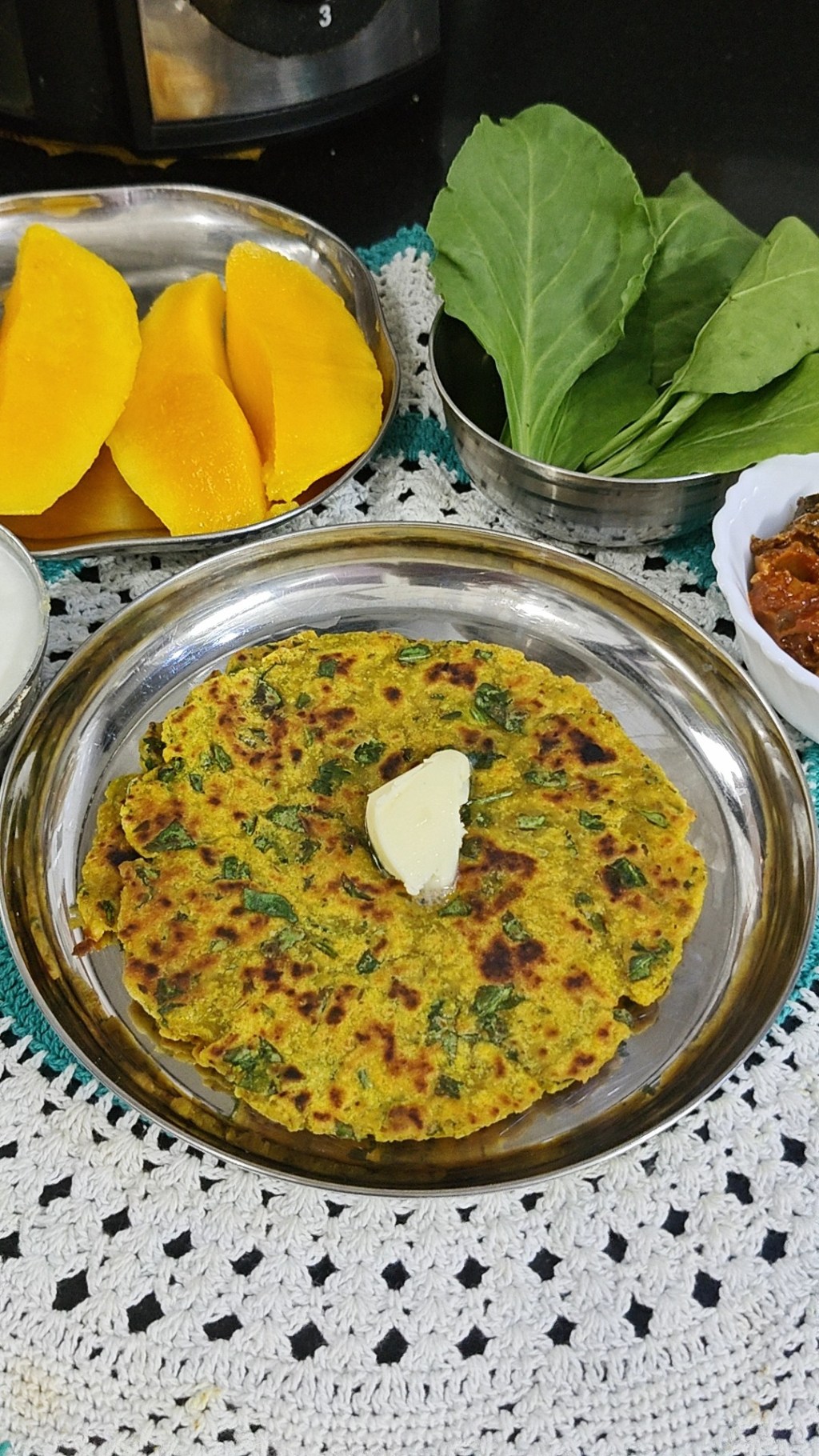 Palak Paneer Paratha Recipe|Restaurant-Style Palak Paratha 🥬 | Quick & Easy Winter Breakfast | Soft, Flavorful & Healthy Spinach&nbsp;Paratha!”