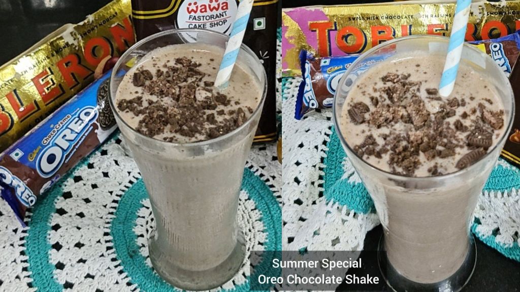 Cafe Style Oreo Milk Shake | 5 मिनट में घर पर बनाएं कैफे-स्टाइल Oreo मिल्कशेक | बच्चों का फेवरेट Oreo शेक | पार्टी स्पेशल चॉकलेट&nbsp;ड्रिंक